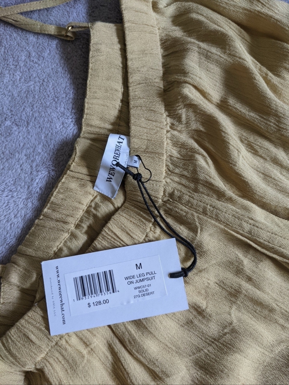 WeWoreWhat Yellow Jumpsuit